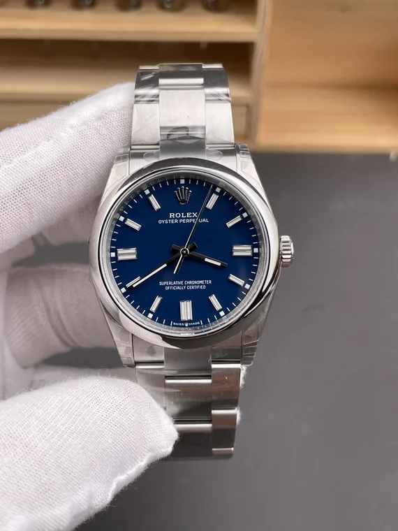 Rolex Oyster Perpetual Blue Dial 36mm
