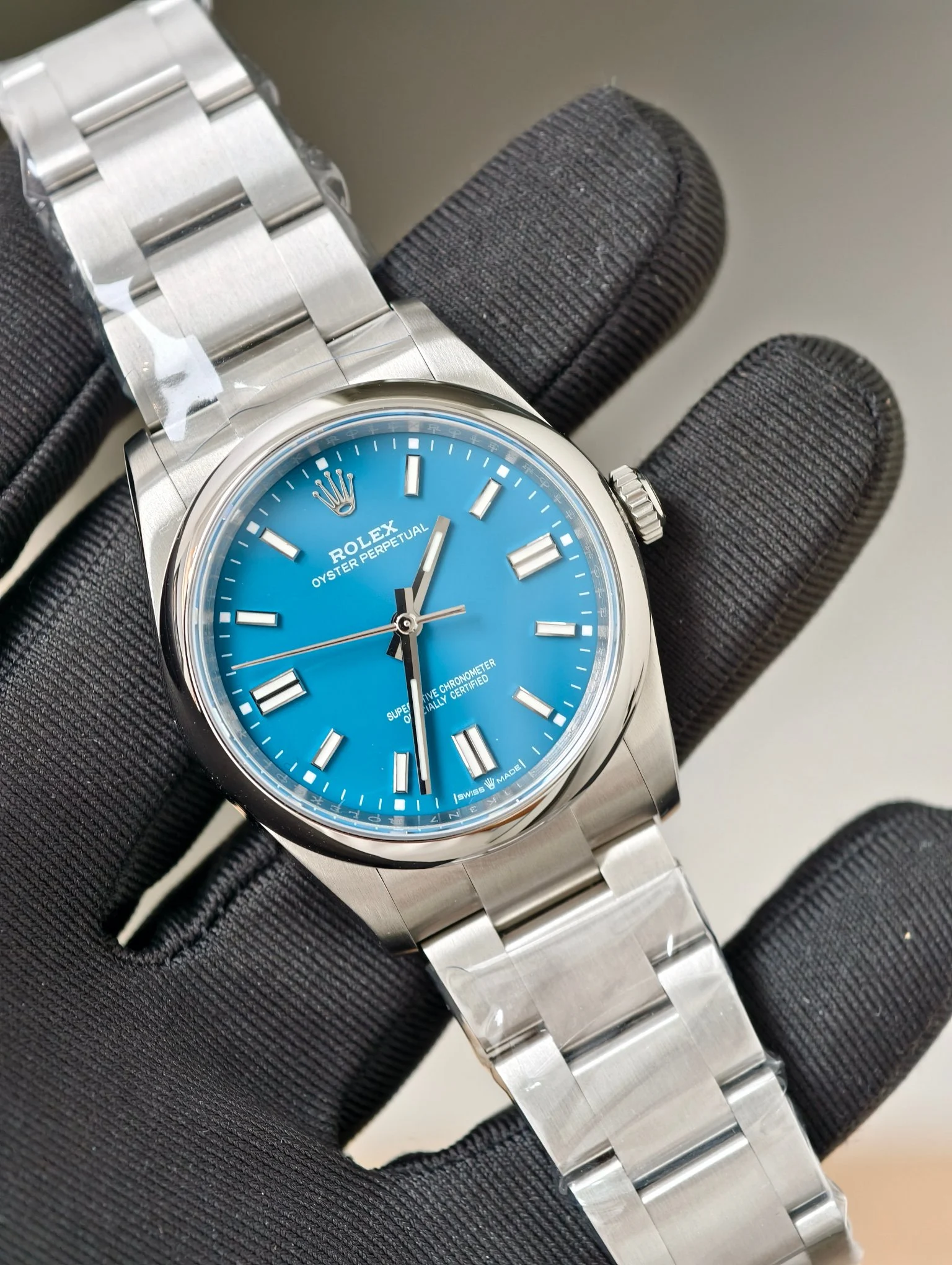 Rolex Oyster Perpetual Blue Dial 36mm