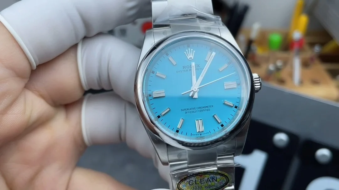 Rolex Oyster Perpetual Blue Dial 36mm