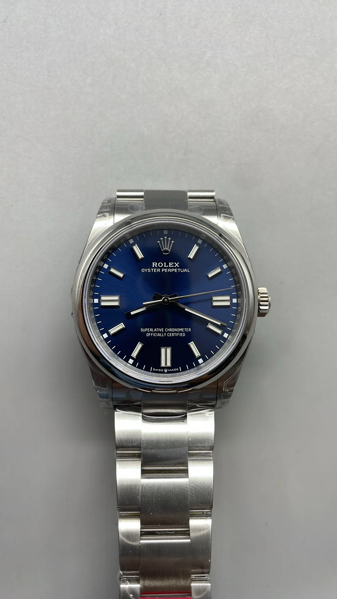 Rolex Oyster Perpetual Blue Dial 36mm