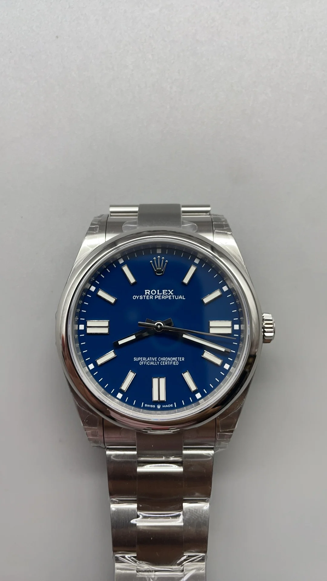Rolex Oyster Perpetual Blue Dial 41mm