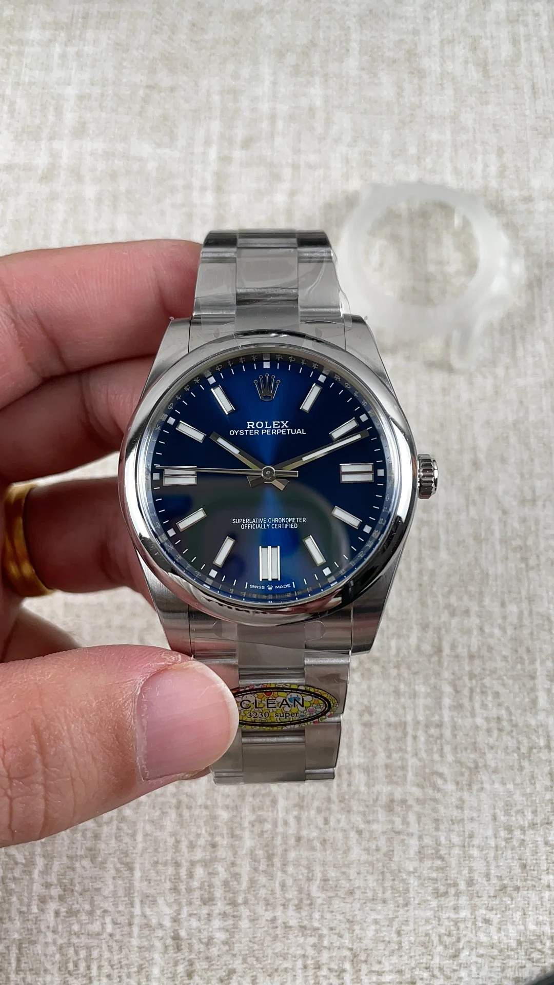 Rolex Oyster Perpetual Blue Dial 41mm