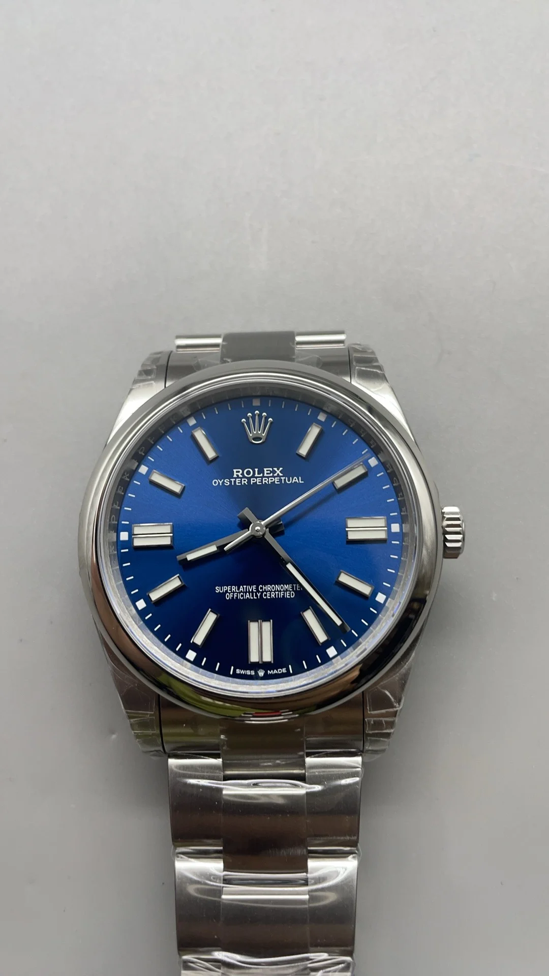 Rolex Oyster Perpetual Blue Dial 41mm