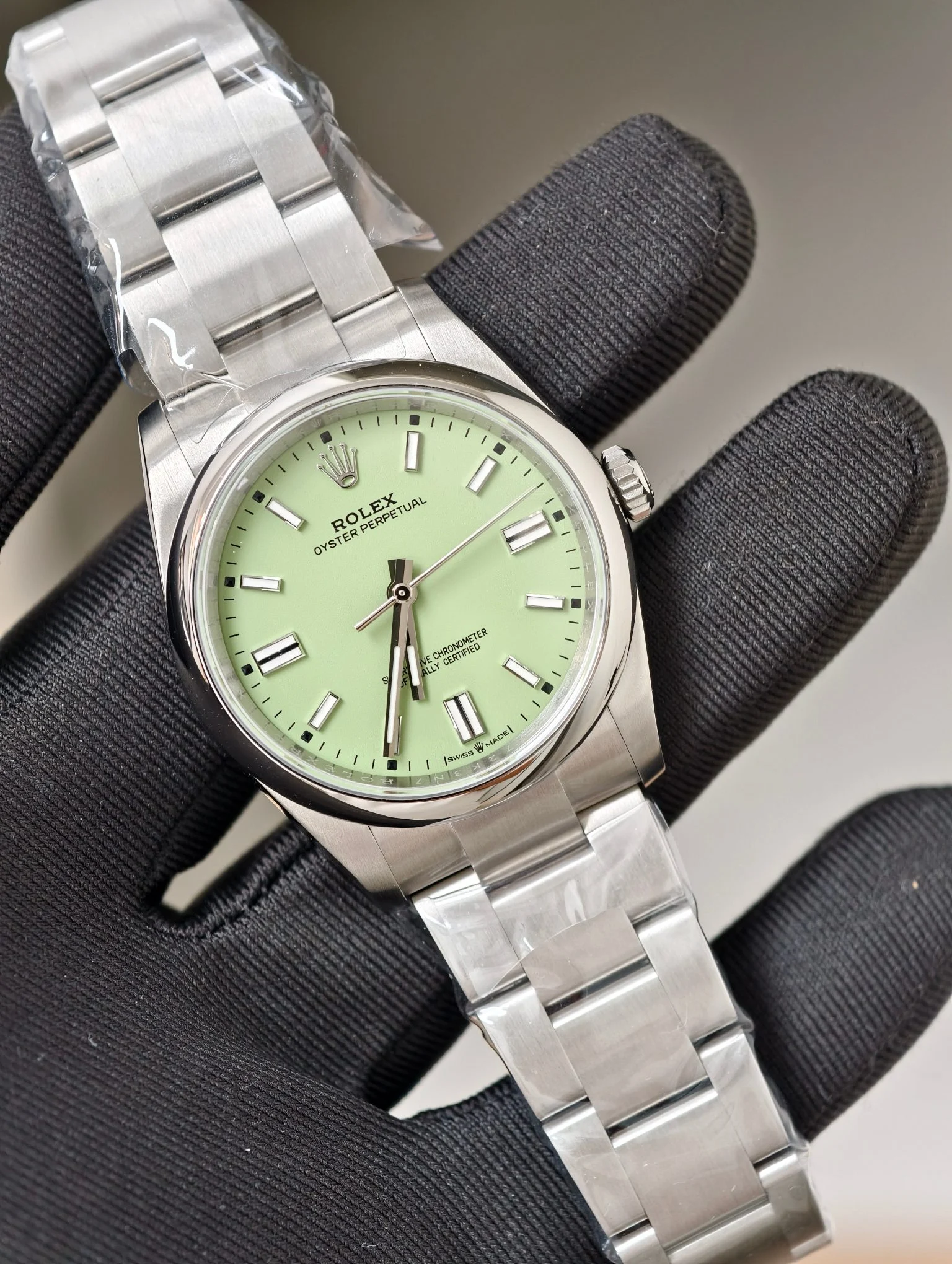 Rolex Oyster Perpetual Green Dial 36mm