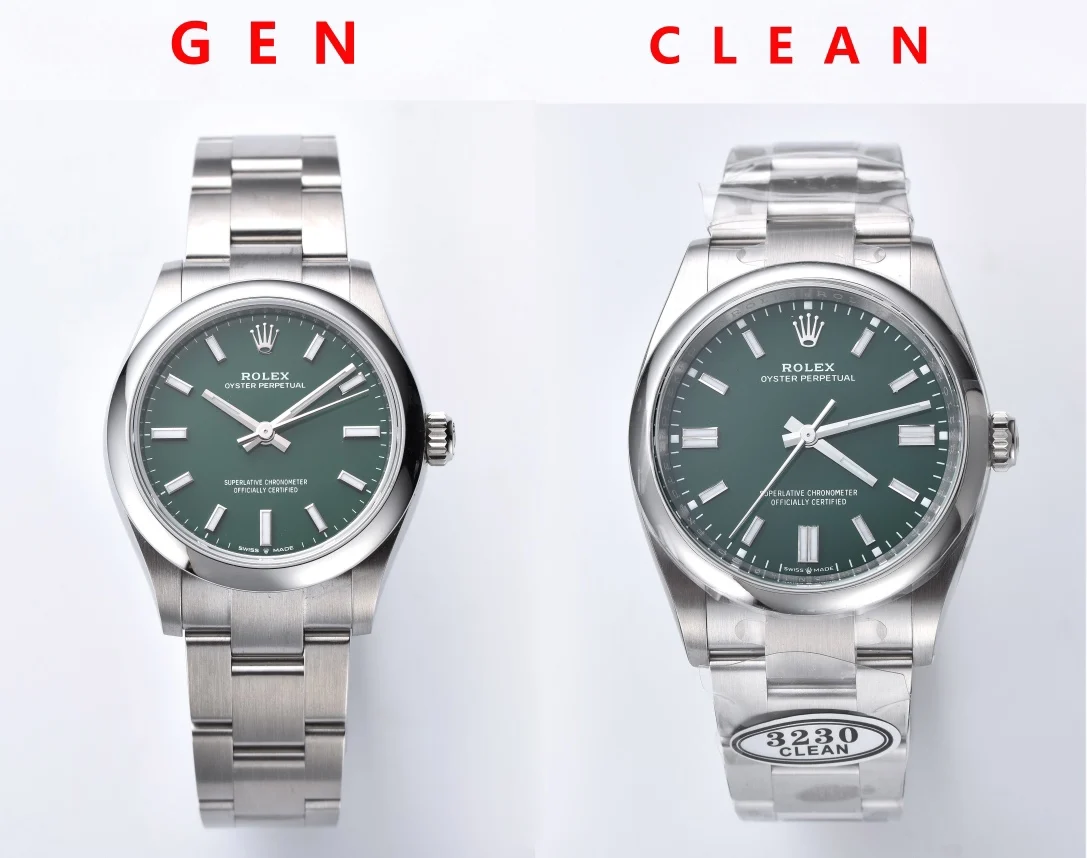 Rolex Oyster Perpetual Green Dial 41mm
