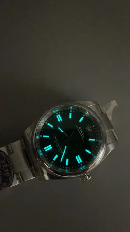 Rolex Oyster Perpetual Green Dial