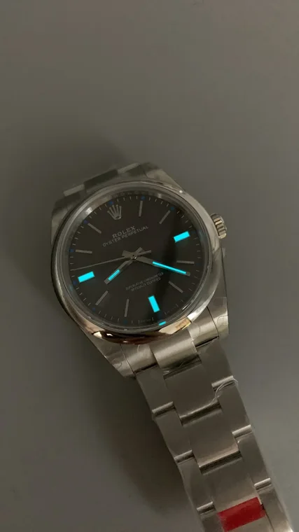 Rolex Oyster Perpetual Grey Dial 39mm