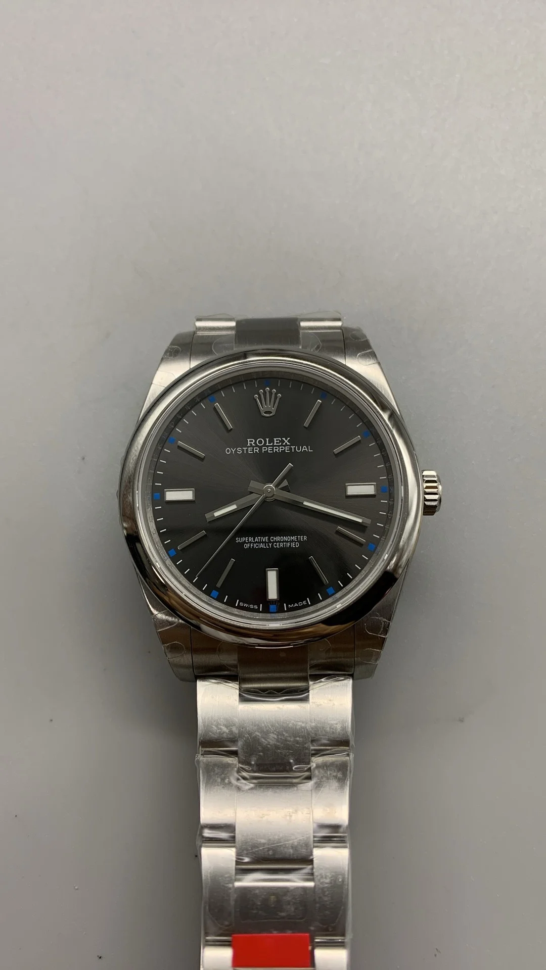 Rolex Oyster Perpetual Grey Dial 39mm