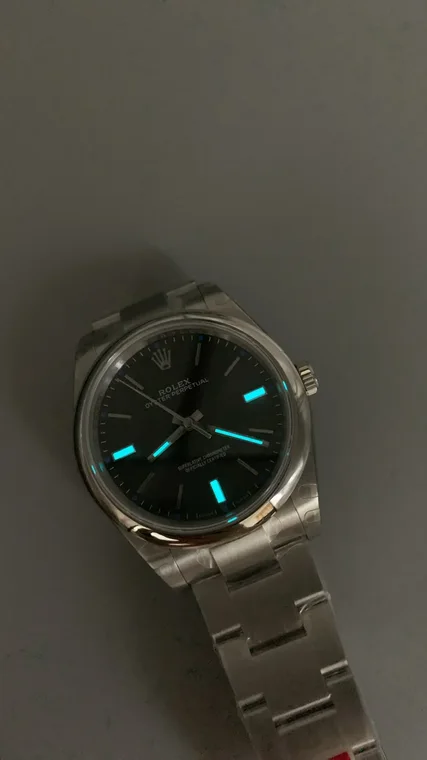 Rolex Oyster Perpetual Grey Dial 39mm