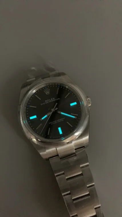 Rolex Oyster Perpetual Grey Dial 39mm