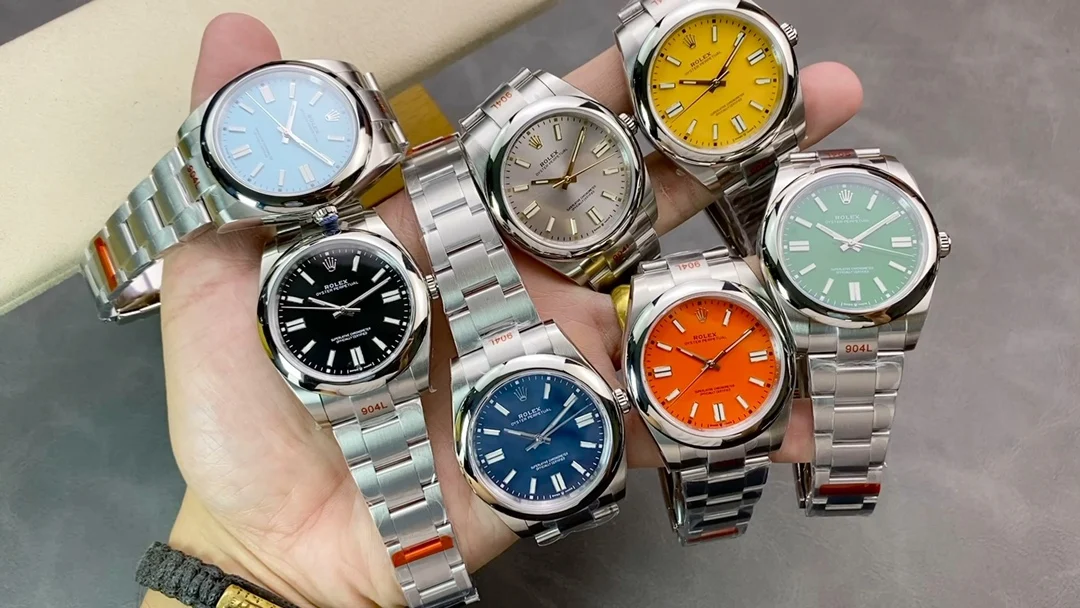 Rolex Oyster Perpetual Ice Blue Steel Blue Dial 41mm