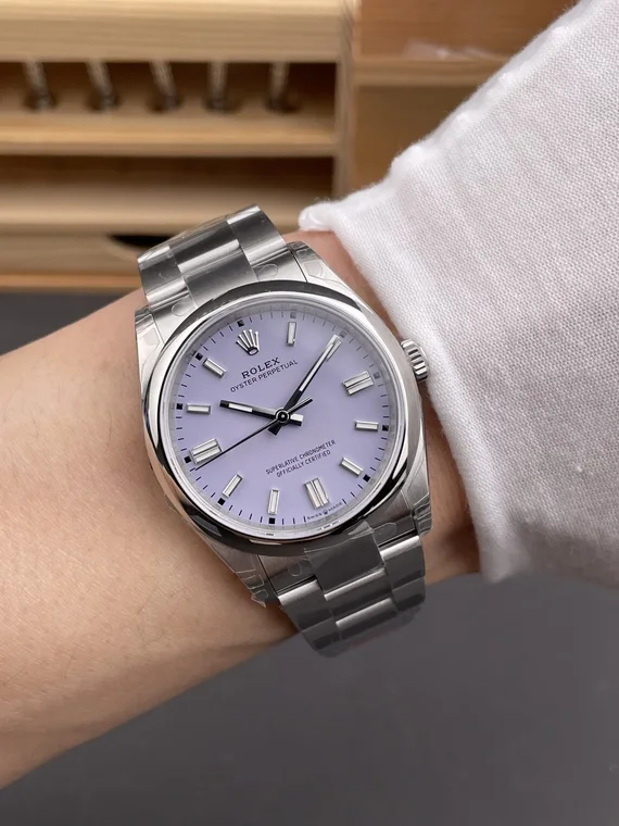 Rolex Oyster Perpetual Purple Dial 36mm