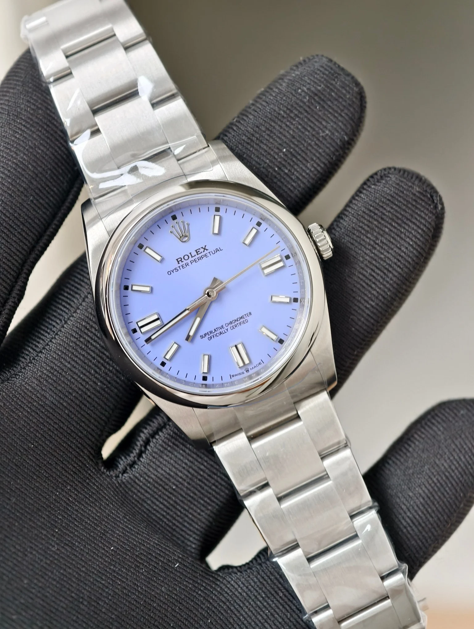 Rolex Oyster Perpetual Purple Dial 36mm
