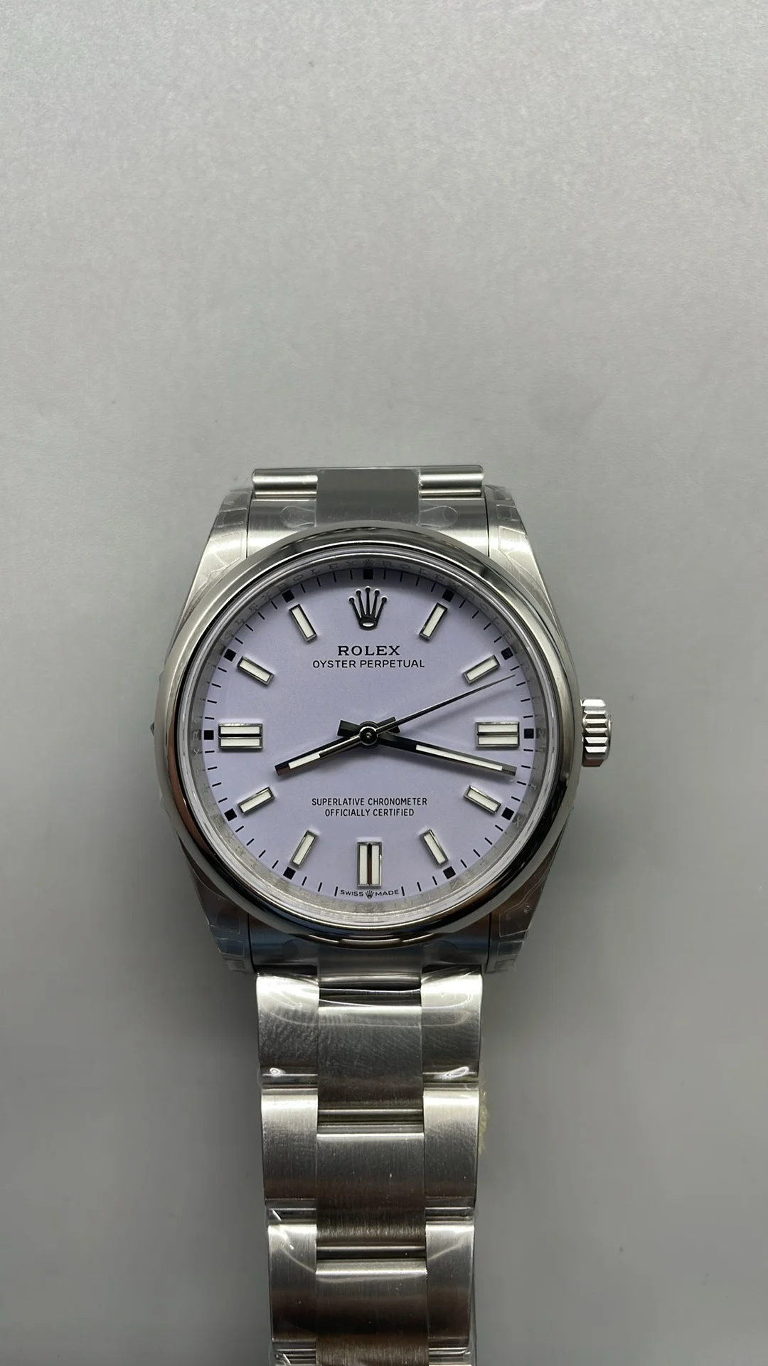 Rolex Oyster Perpetual Purple Dial 36mm
