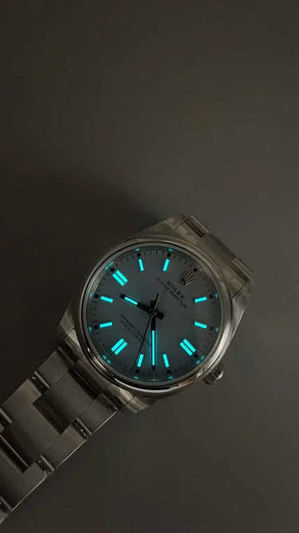 Rolex Oyster Perpetual Purple Dial 36mm