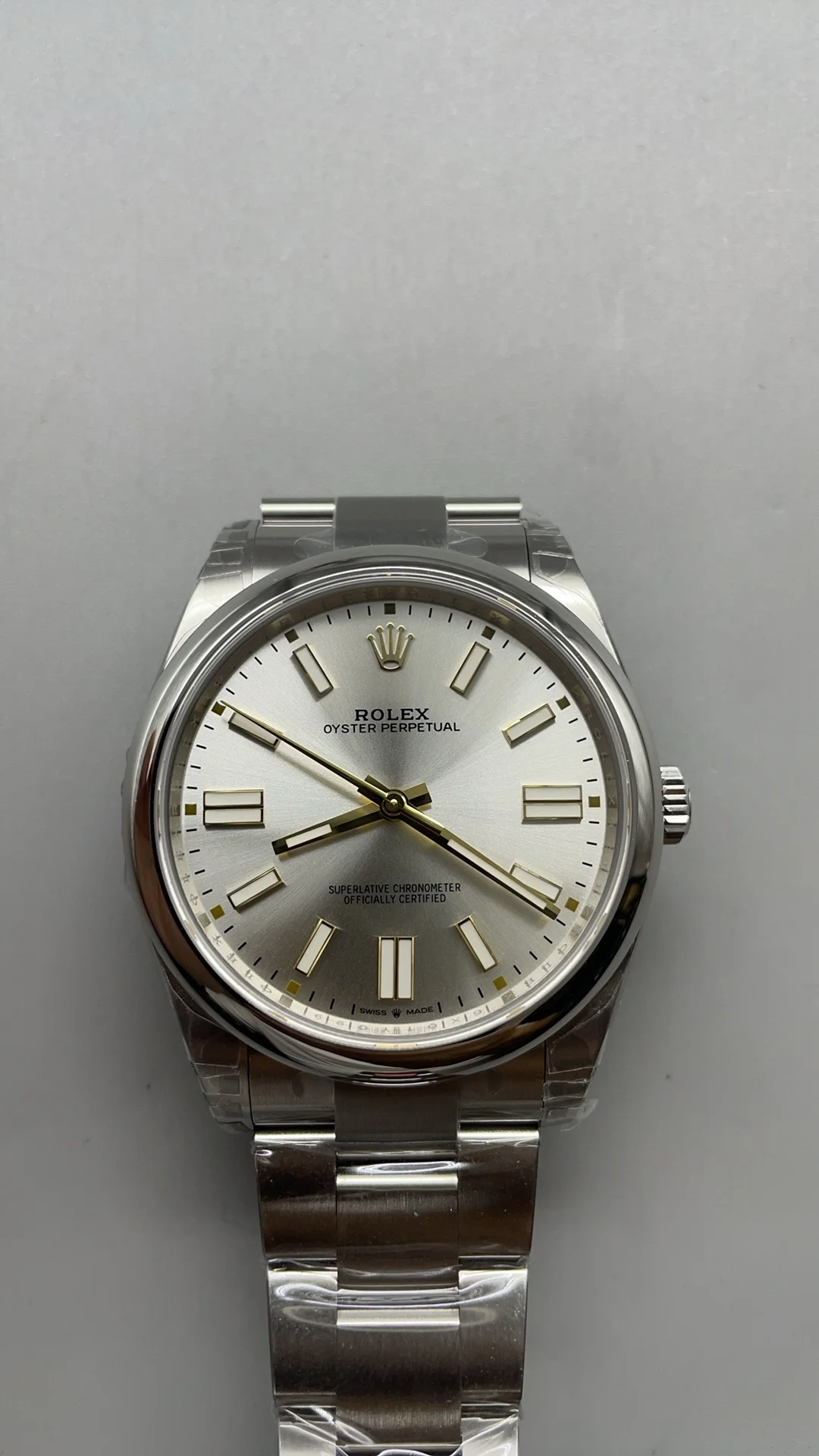 Rolex Oyster Perpetual Silver Dial