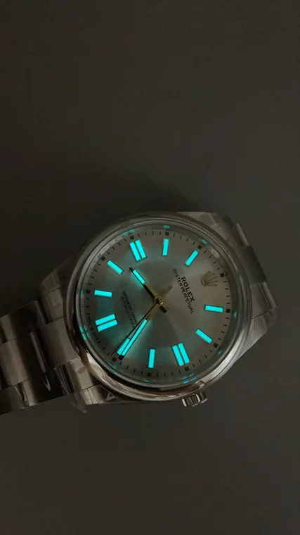 Rolex Oyster Perpetual Silver Dial