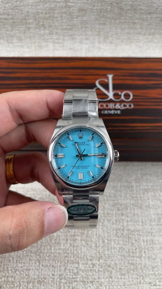 Rolex Oyster Perpetual Tiffany Blue Dial 36mm