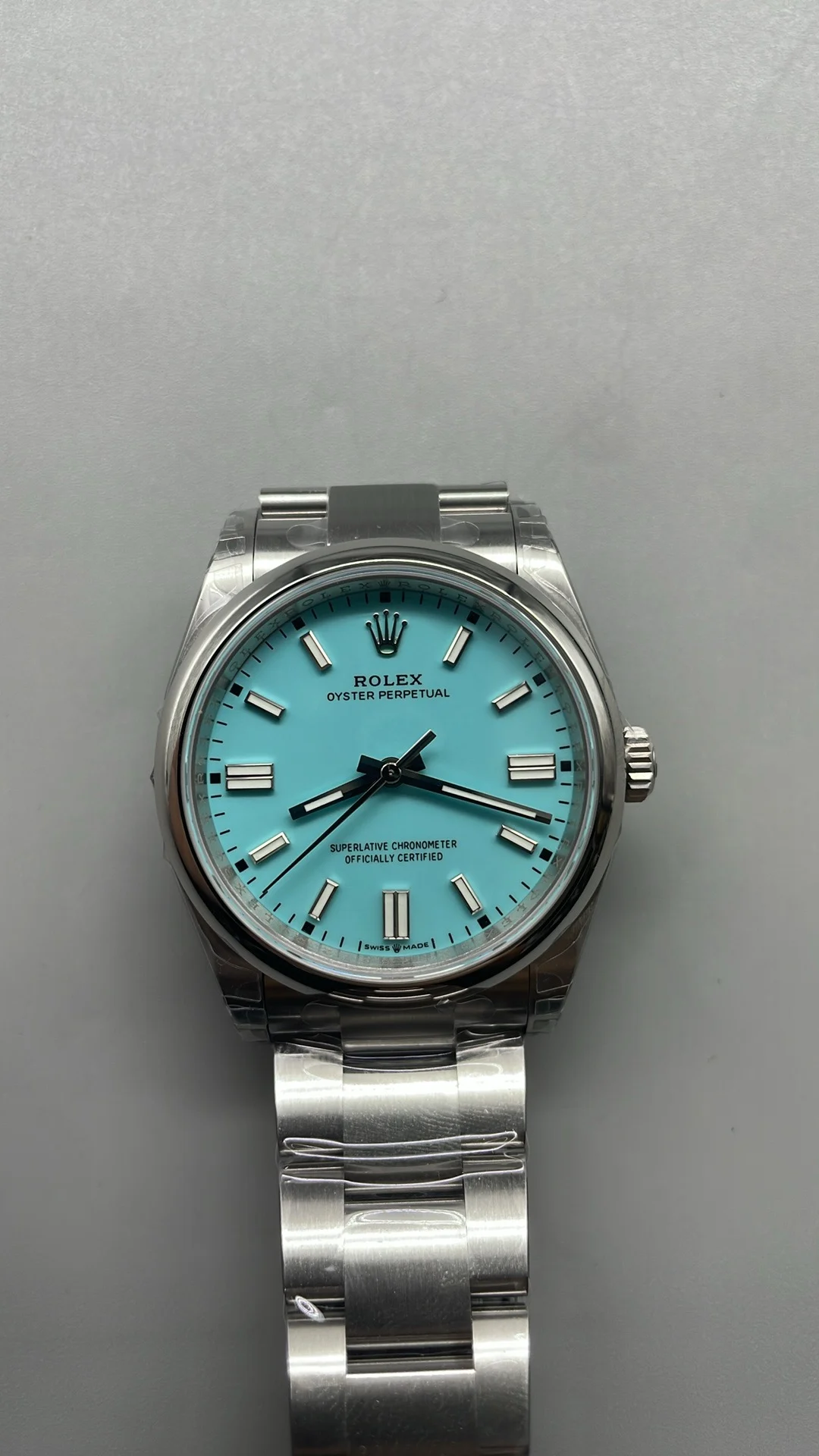 Rolex Oyster Perpetual Tiffany Blue Dial 36mm