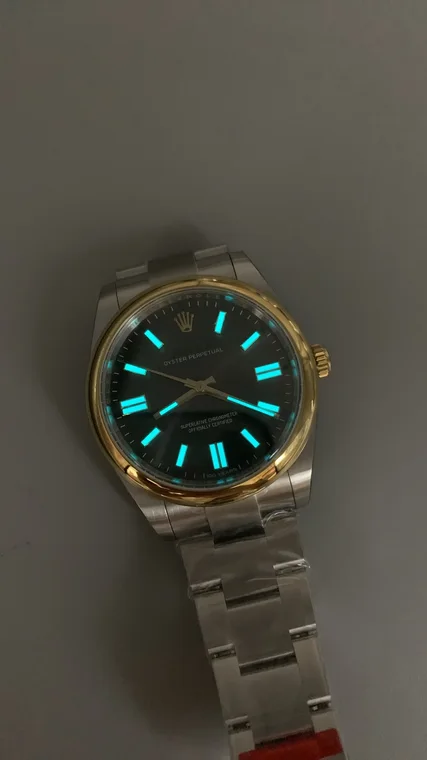 Rolex Oyster Perpetual Two-Tone Grey Dial 41mm