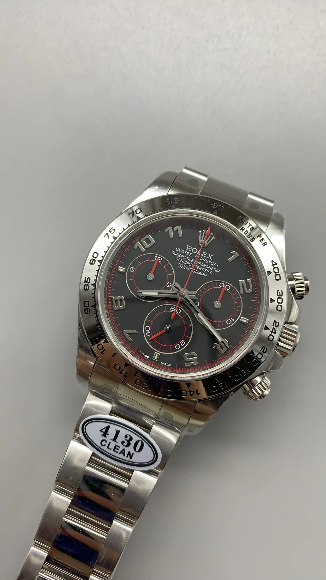 Rolex Platinum — photographed off the sweep
