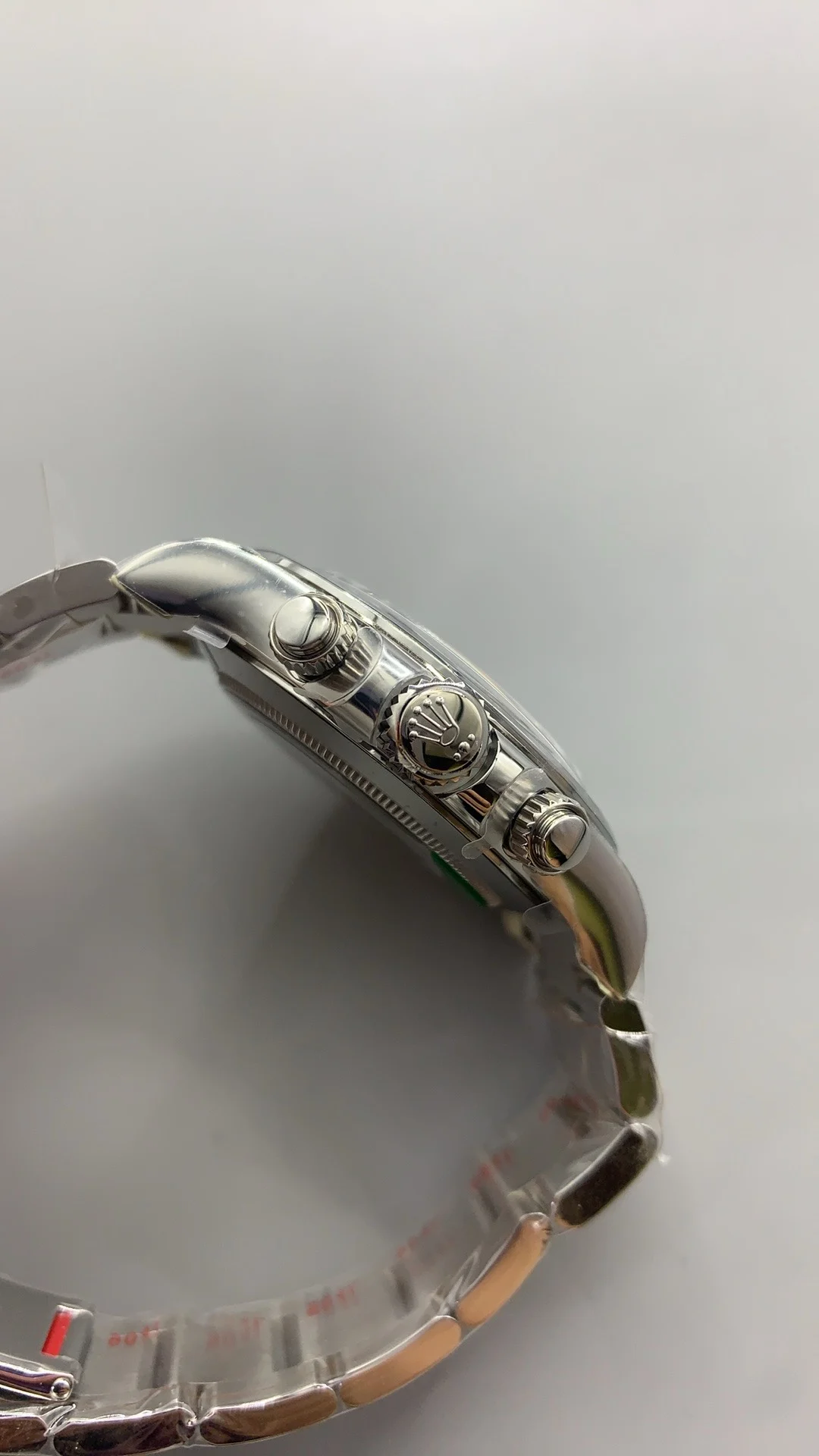 Rolex Platinum Blue Dial — photographed off the sweep