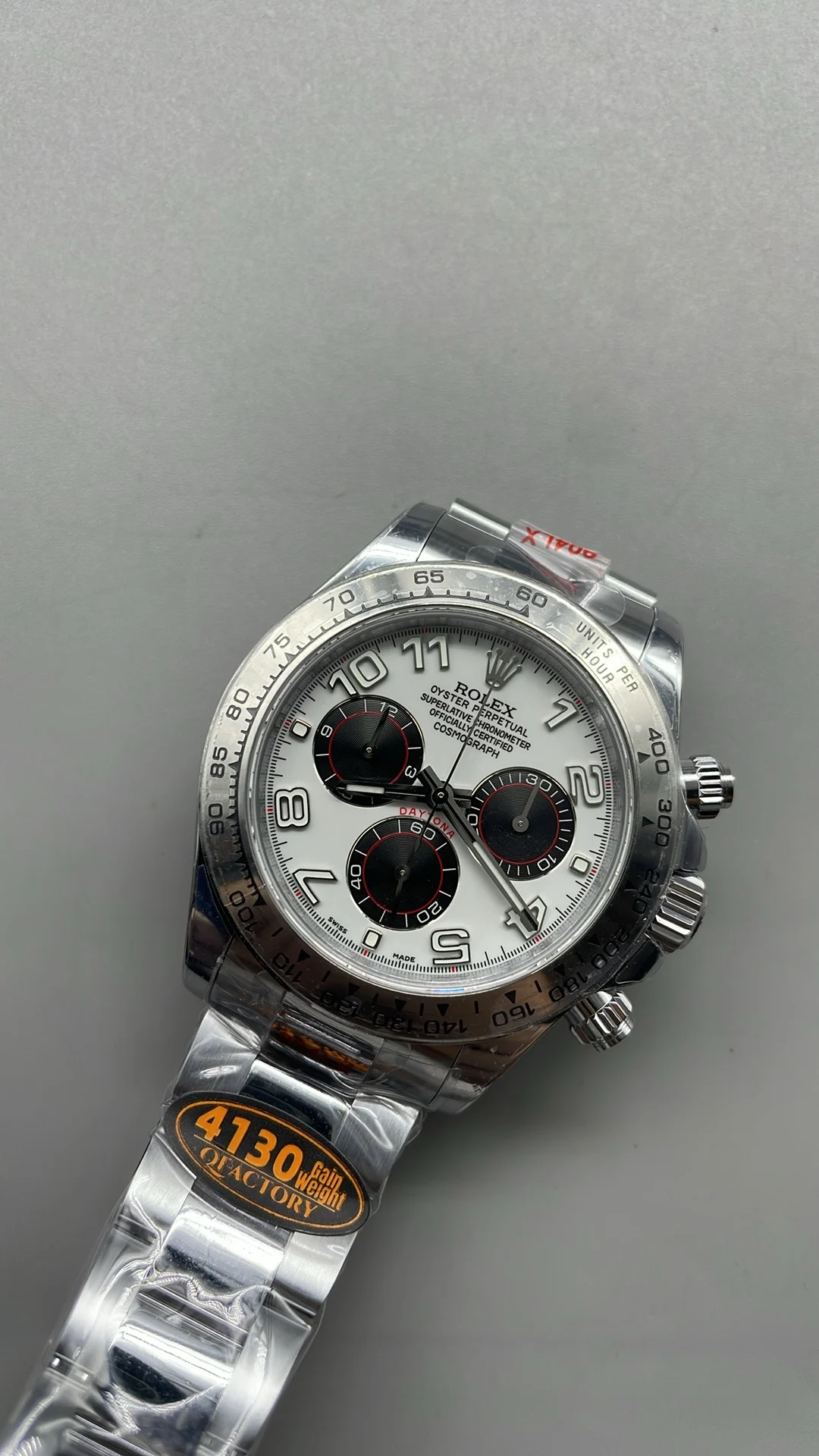 Rolex Platinum — photographed off the sweep