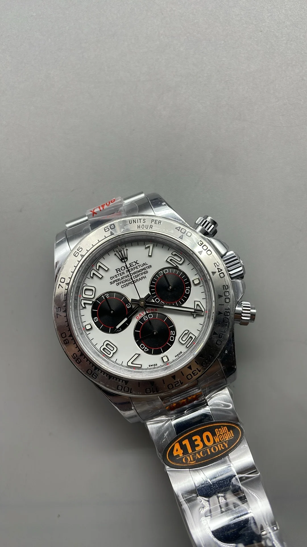 Rolex Platinum — photographed off the sweep