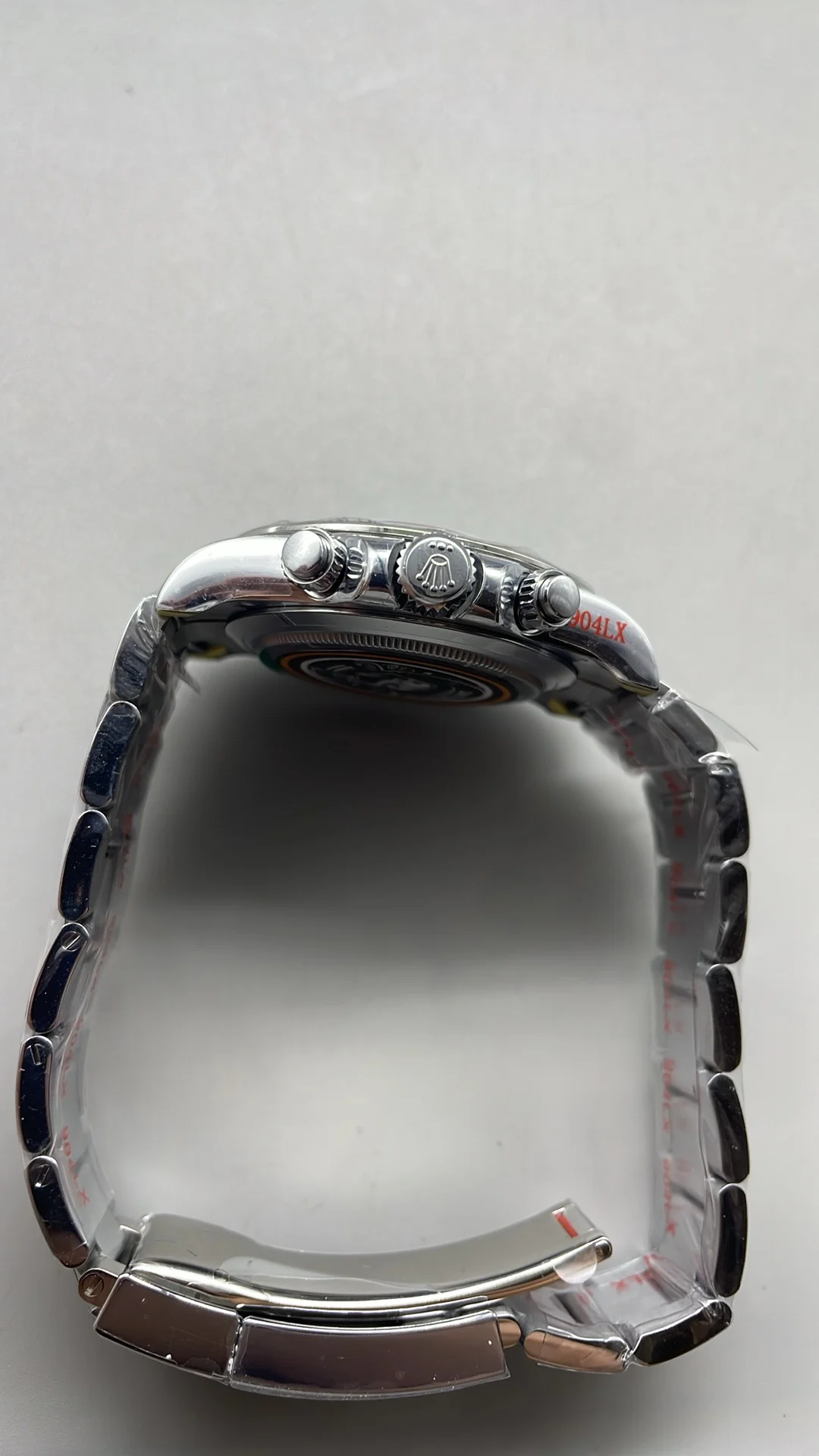 Rolex Platinum — photographed off the sweep