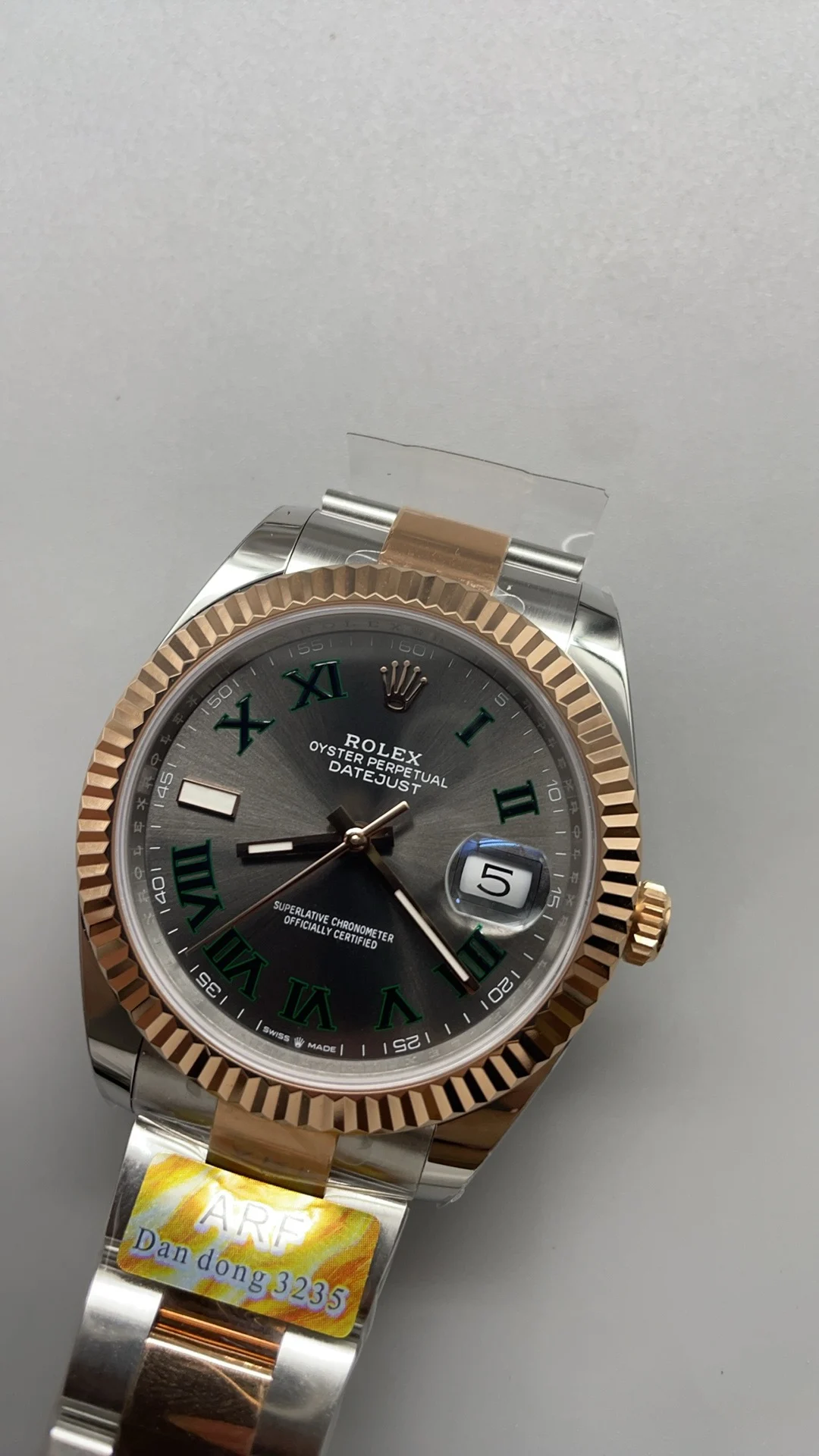 Rolex Rose Gold 41mm — photographed off the sweep