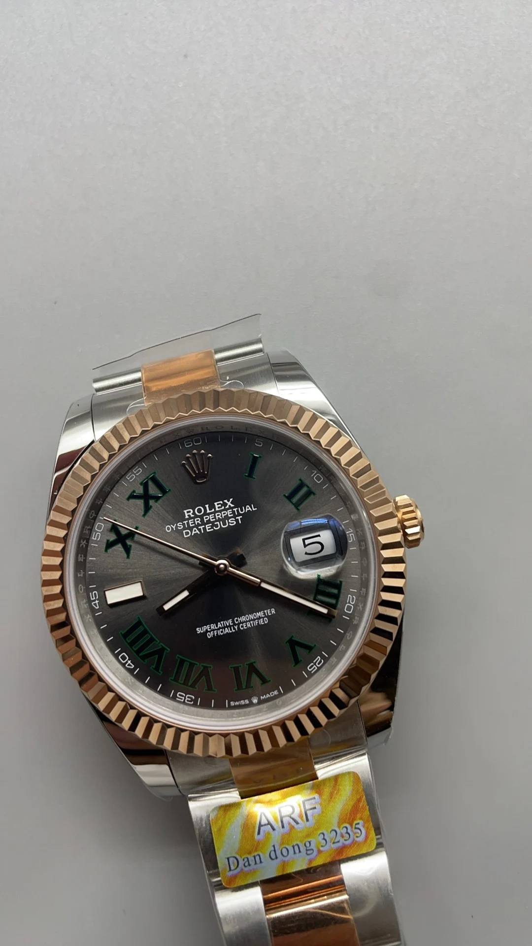 Rolex Rose Gold 41mm — photographed off the sweep