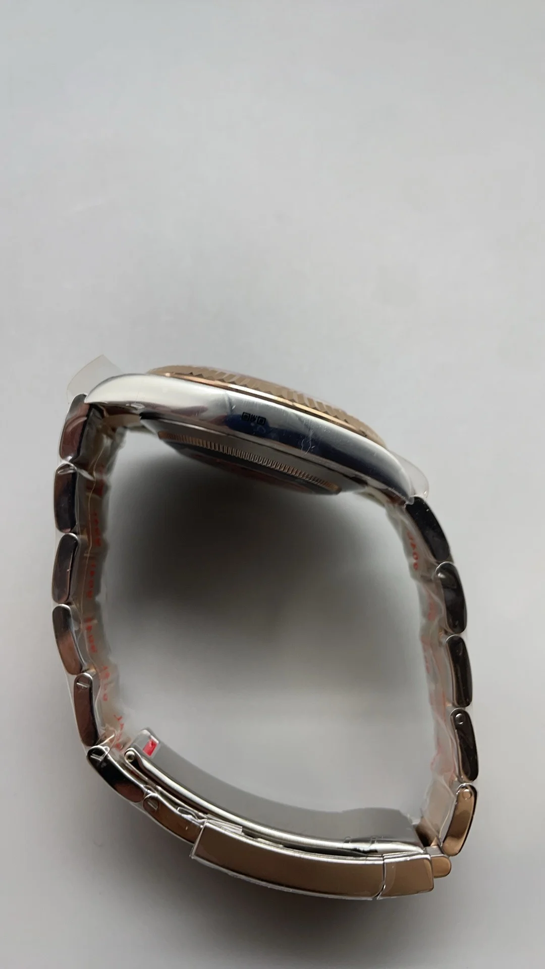 Rolex Rose Gold 41mm — photographed off the sweep