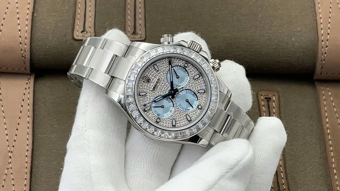 Rolex Rose Gold Blue Dial