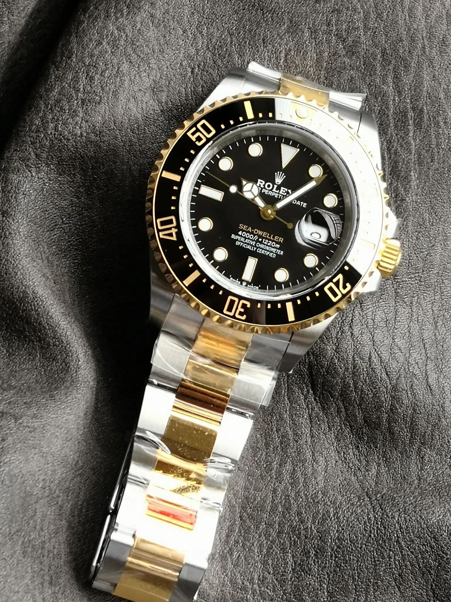 Rolex Sea-Dweller 126603 — photographed off the sweep