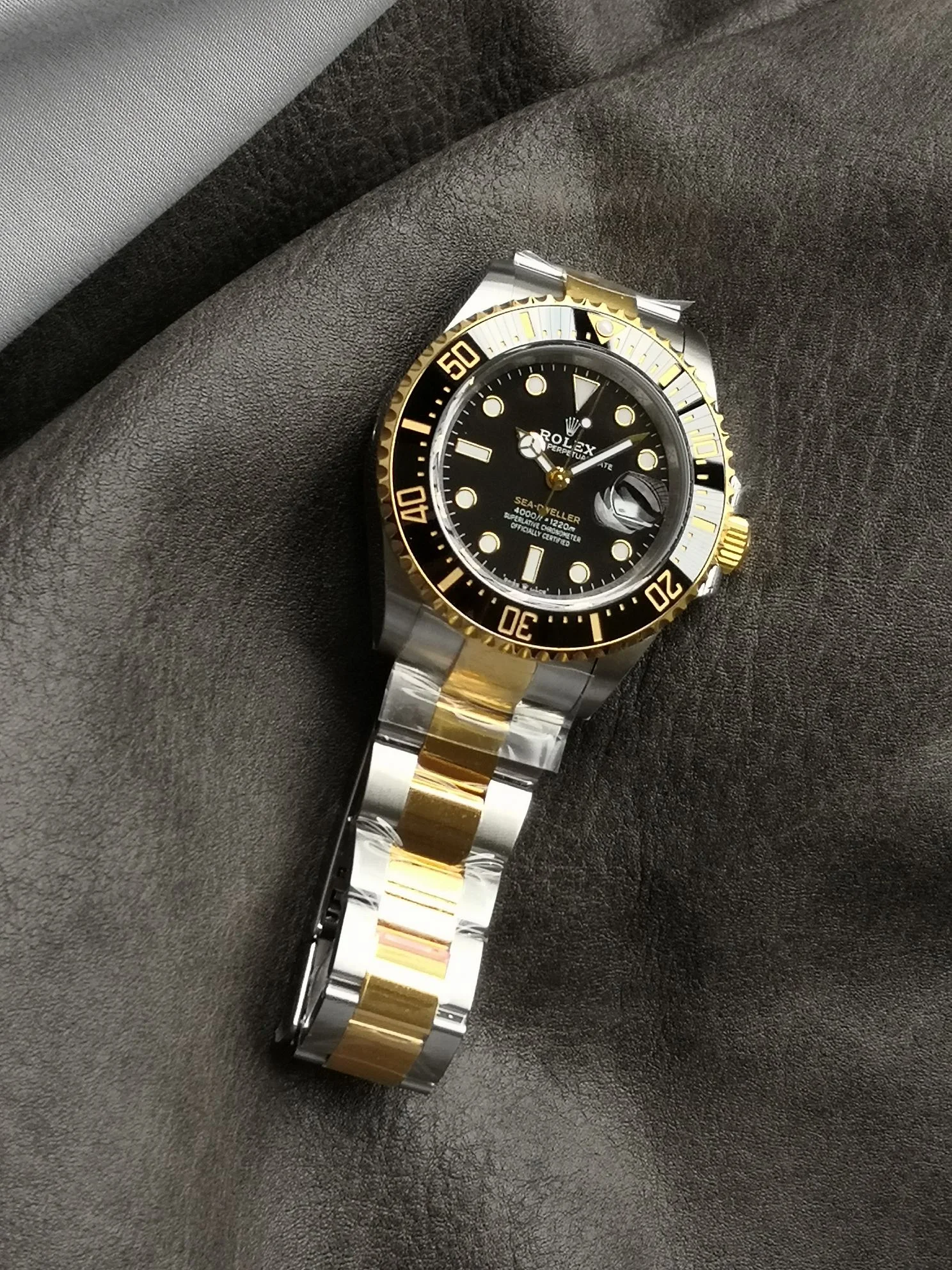 Rolex Sea-Dweller 126603 — photographed off the sweep