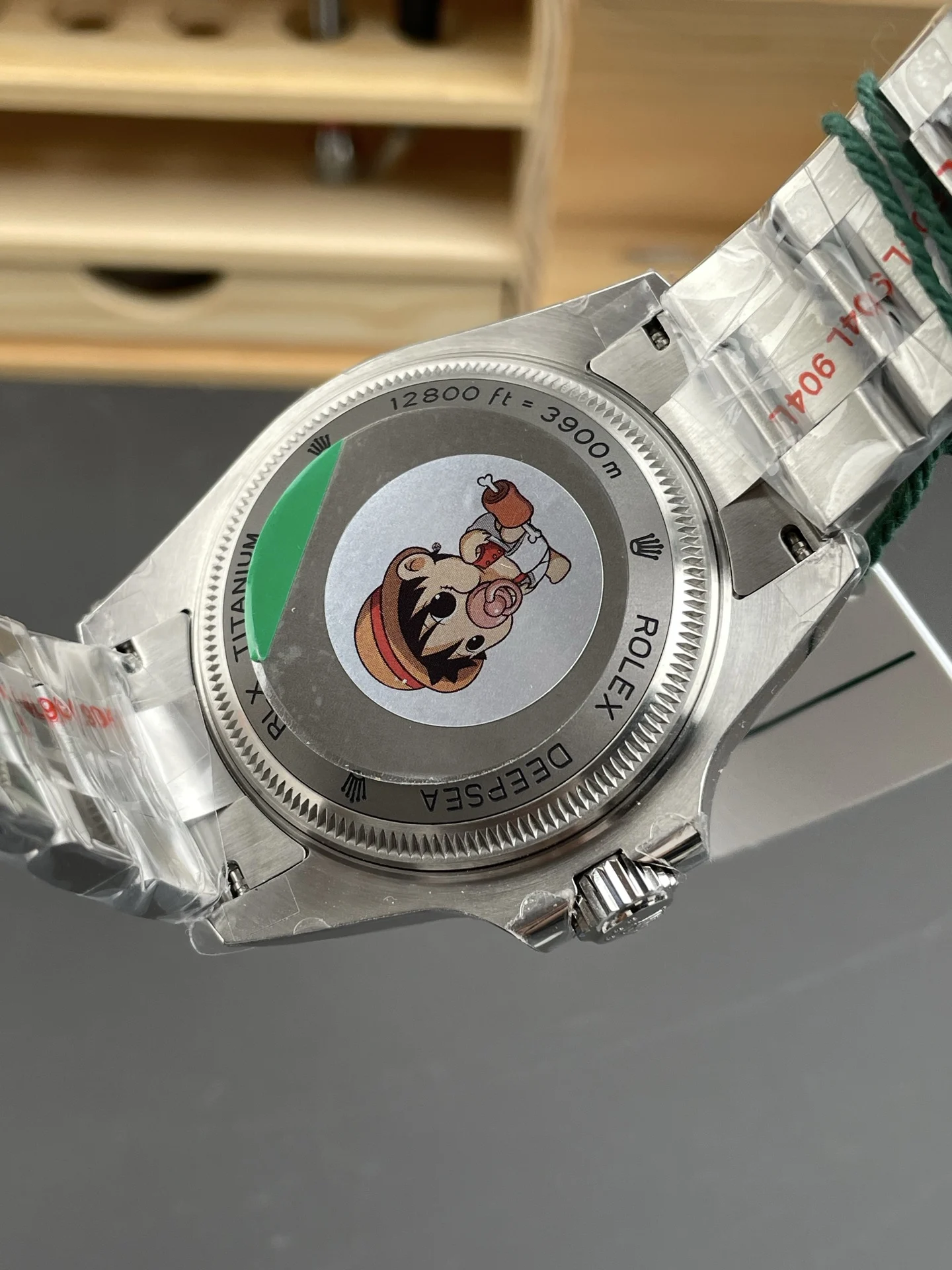 Rolex Sea-Dweller 44mm — photographed off the sweep
