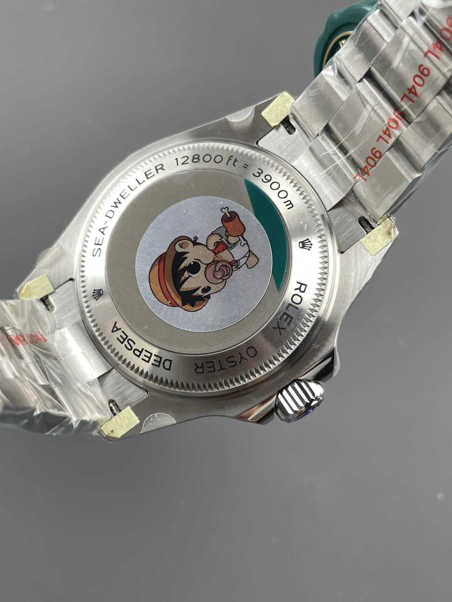 Rolex Sea-Dweller 44mm — photographed off the sweep