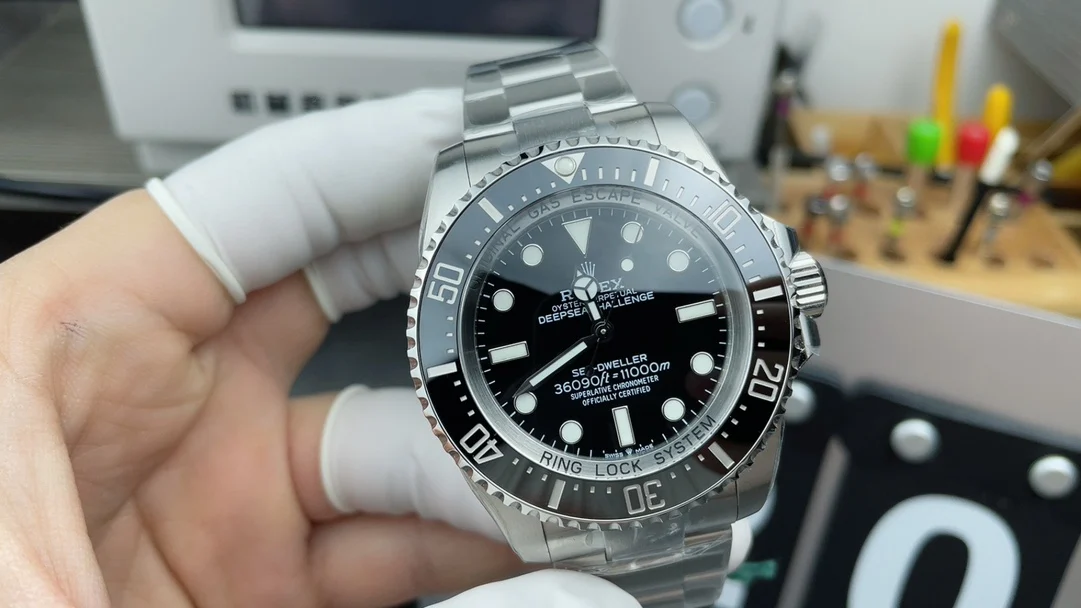 Rolex Sea-Dweller Black Dial — photographed off the sweep