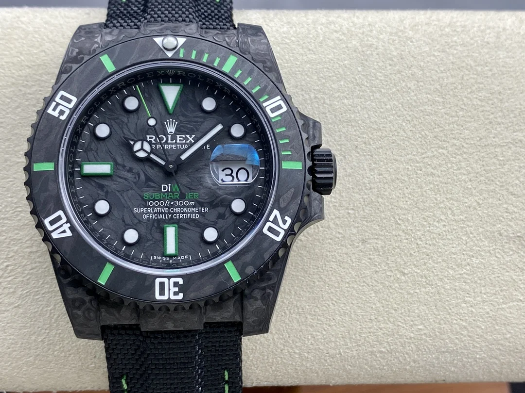 Rolex Sea-Dweller Carbon 40mm — photographed off the sweep