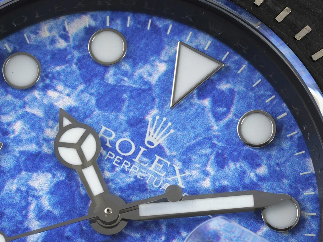 Rolex Sea-Dweller Carbon 43mm — photographed off the sweep
