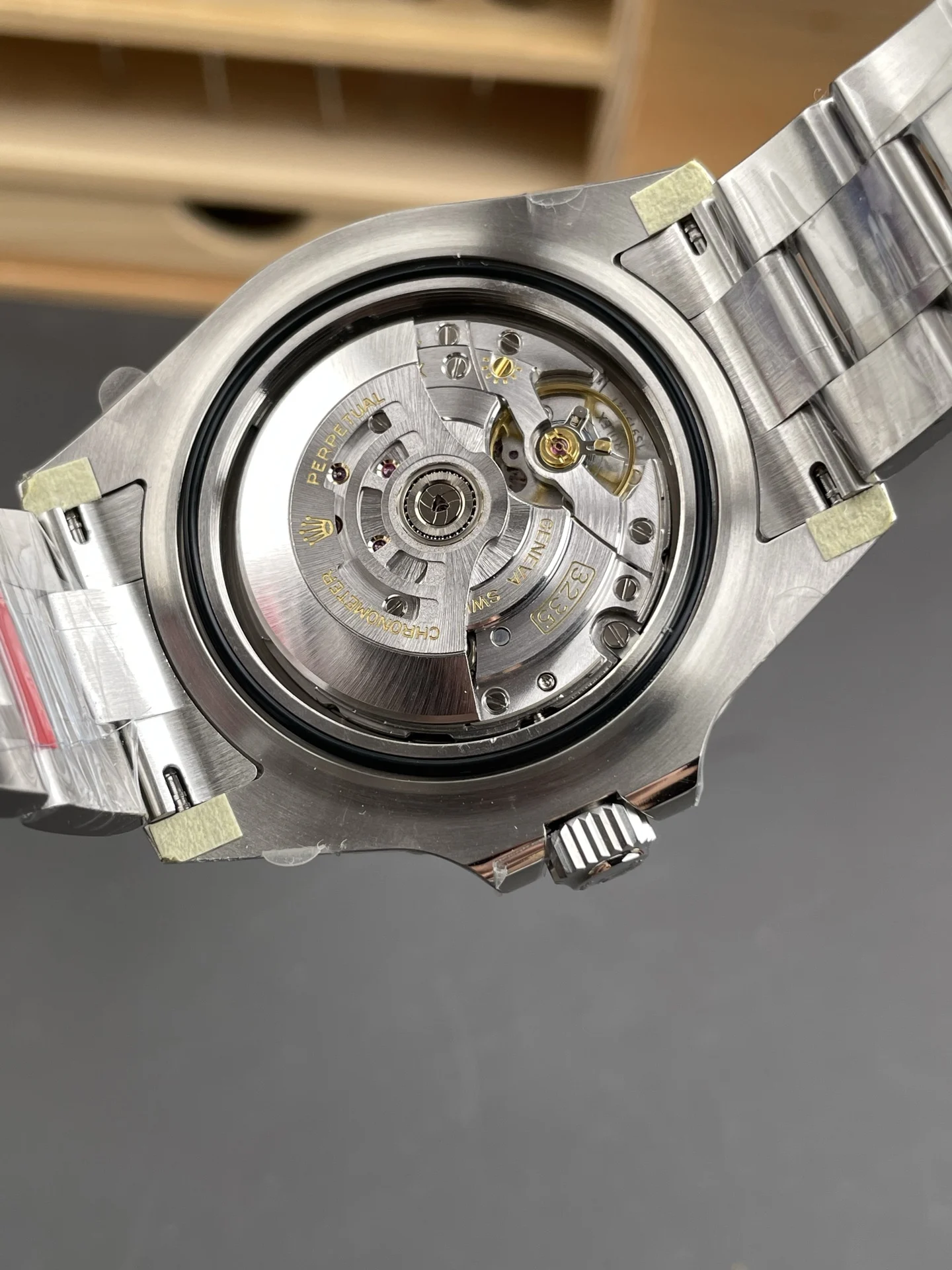 Rolex Sea-Dweller Red Dial 43mm — photographed off the sweep