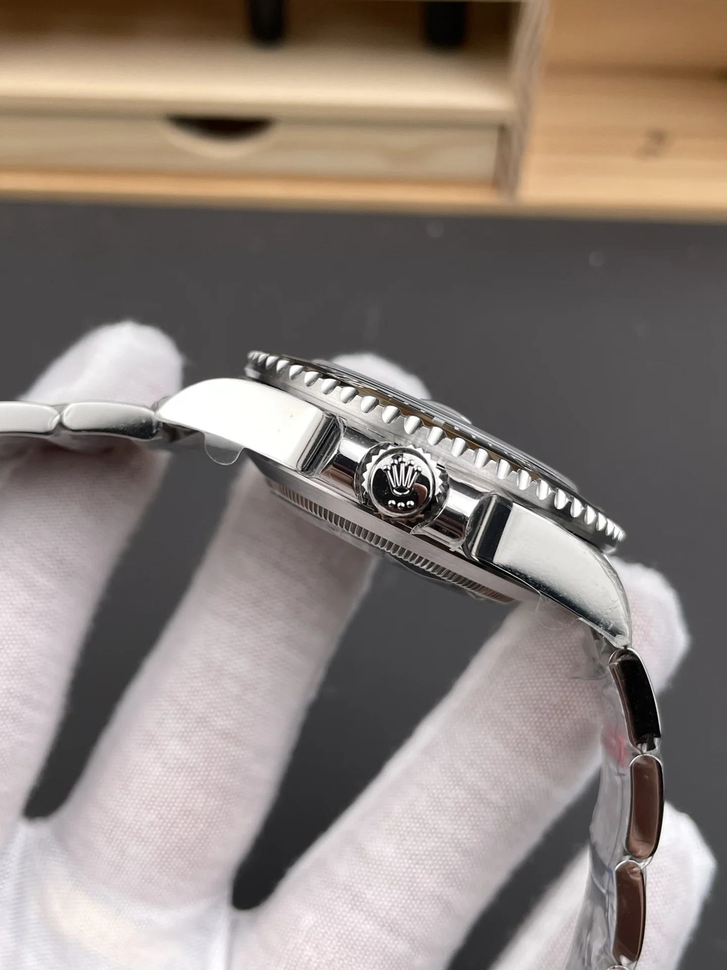 Rolex Sea-Dweller Red Dial 43mm — photographed off the sweep