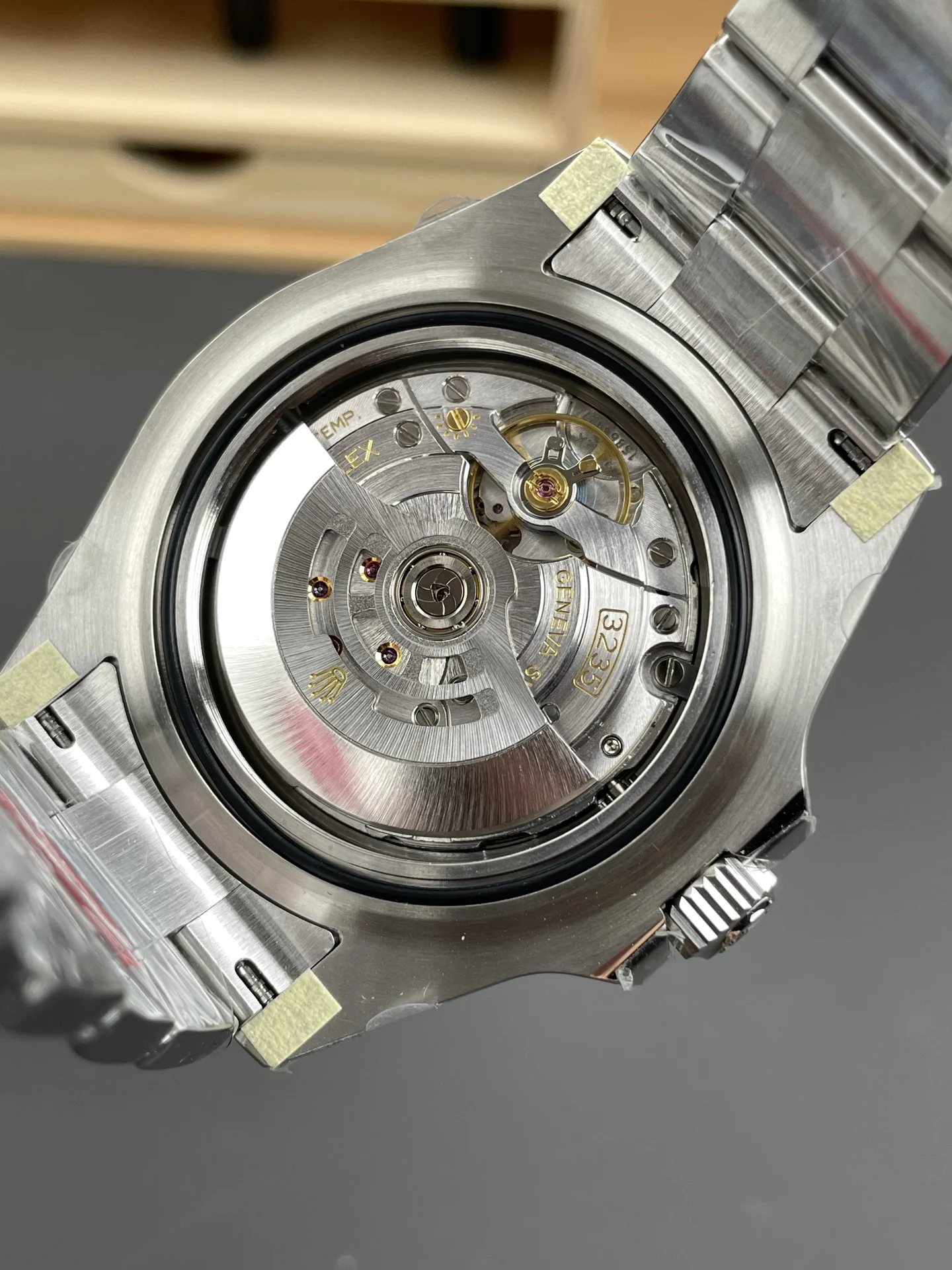 Rolex Sea-Dweller Red Dial 43mm — photographed off the sweep