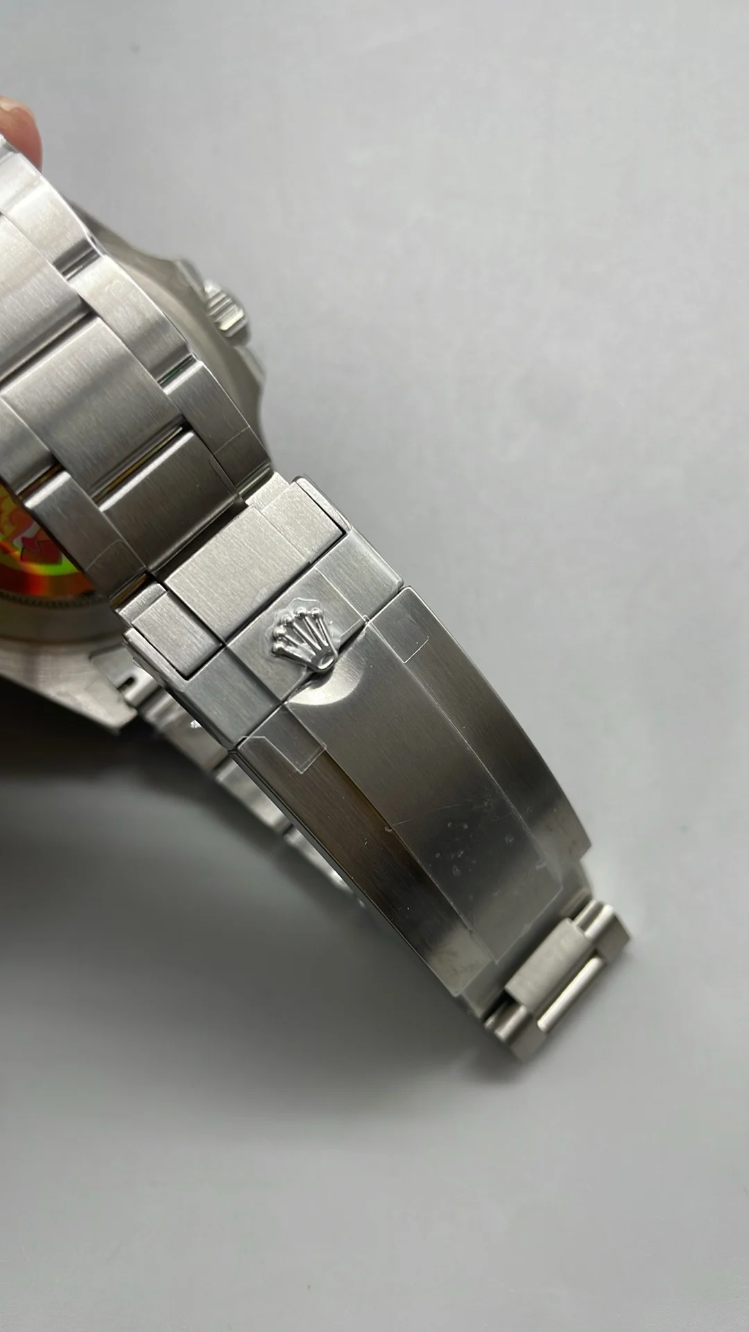 Rolex Sea-Dweller Red Dial 43mm — photographed off the sweep