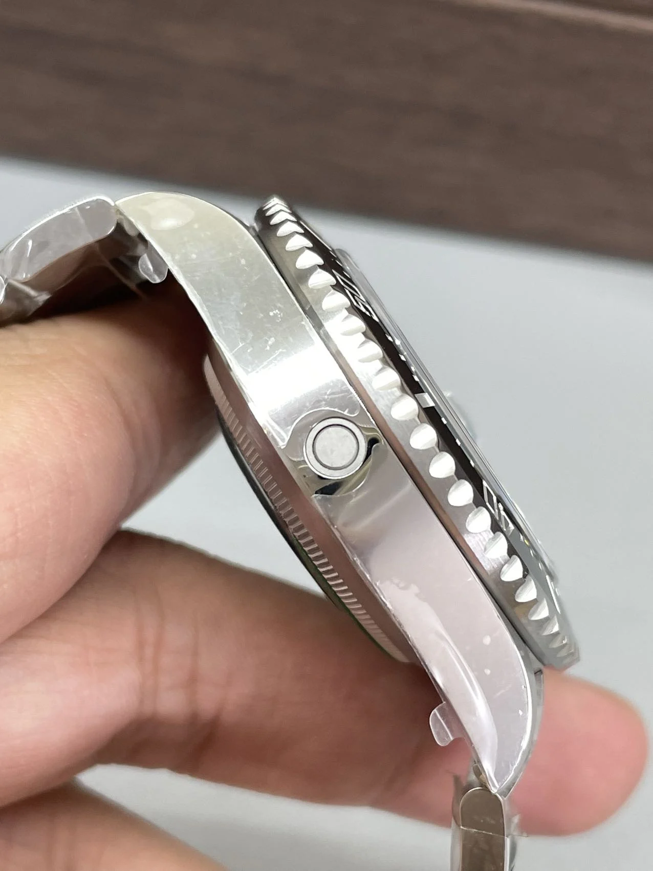 Rolex Sea-Dweller Titanium 126600 — photographed off the sweep