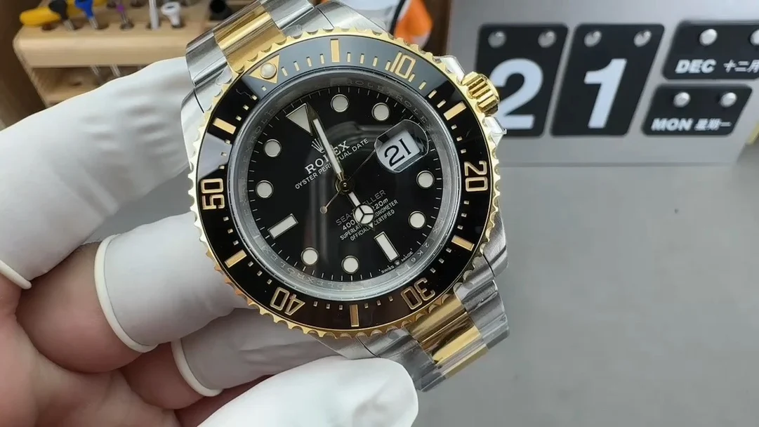 Rolex Sea-Dweller Two-Tone Yellow Dial