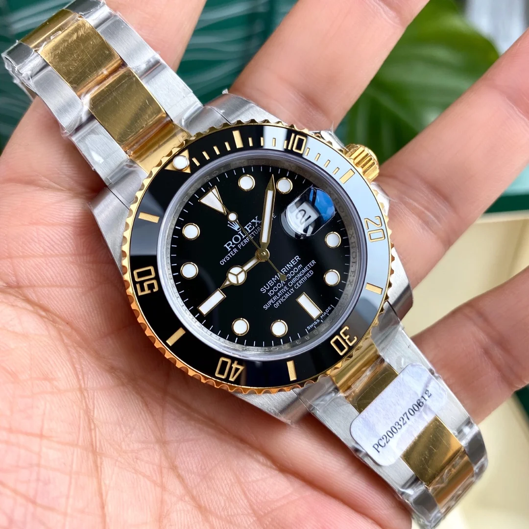 Rolex Sea-Dweller Yellow Gold — photographed off the sweep