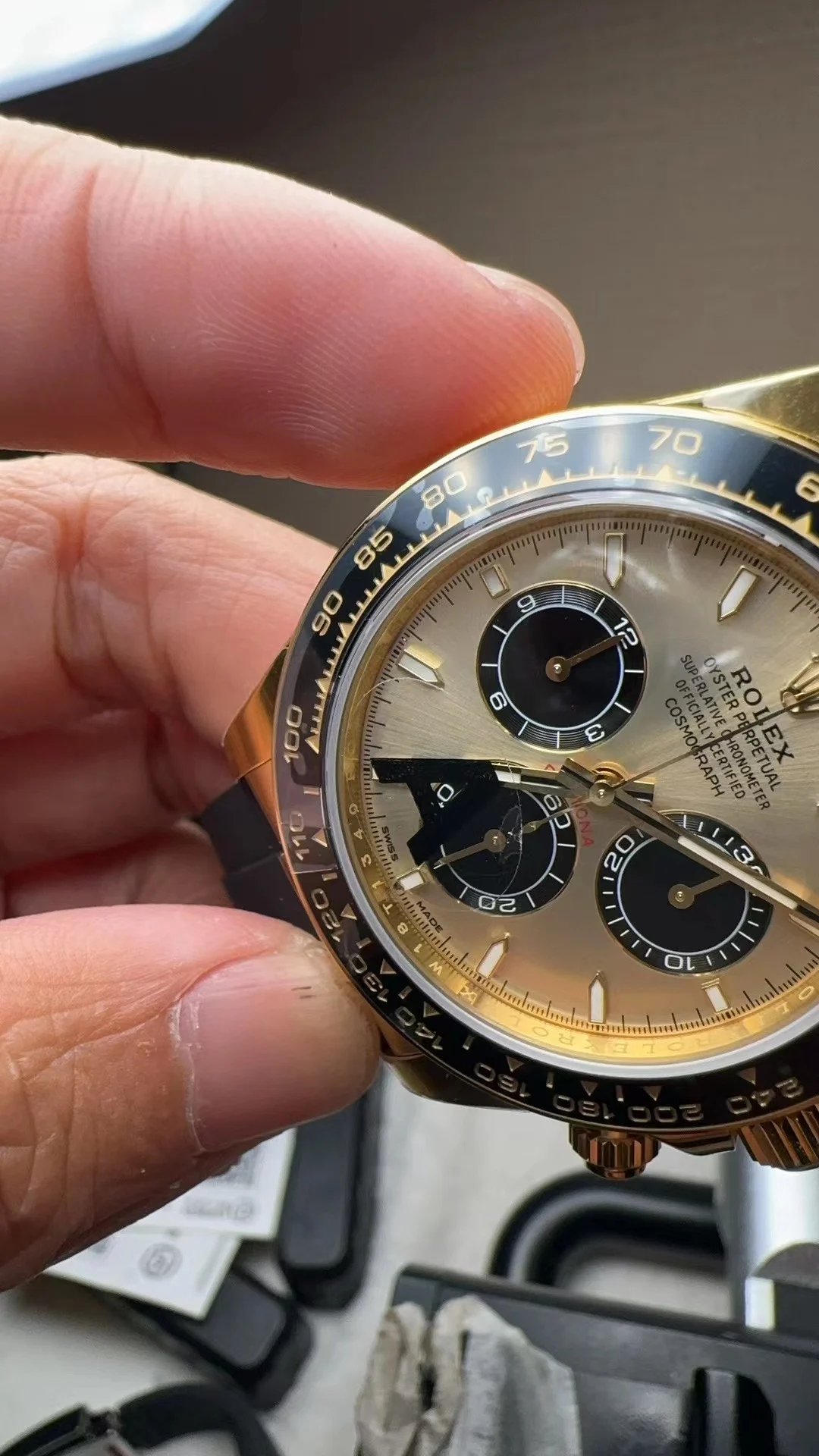 Rolex Shawn Yue — photographed off the sweep
