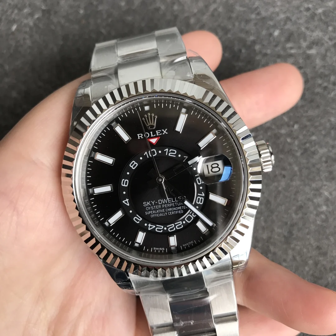 Rolex Sky-Dweller Annual Calendar — photographed off the sweep