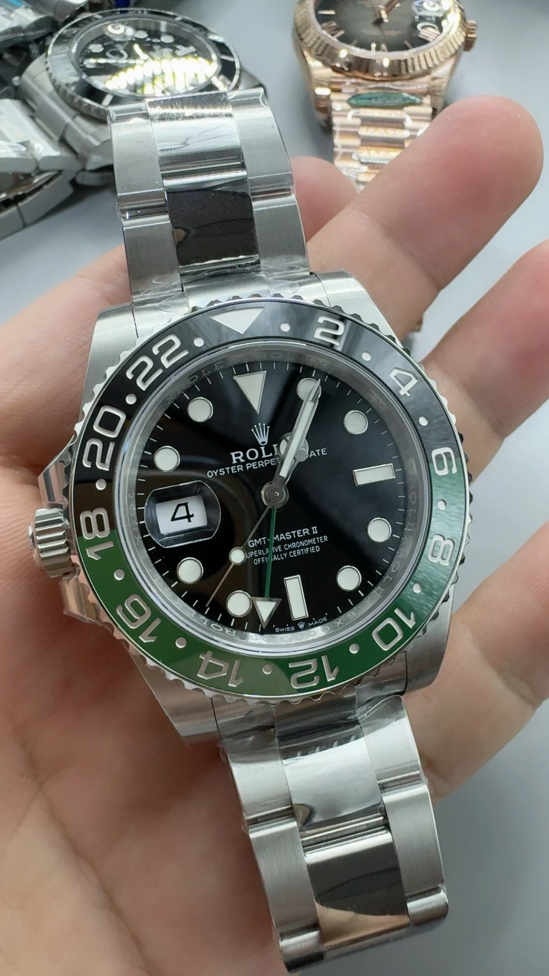 Rolex Sprite — photographed off the sweep